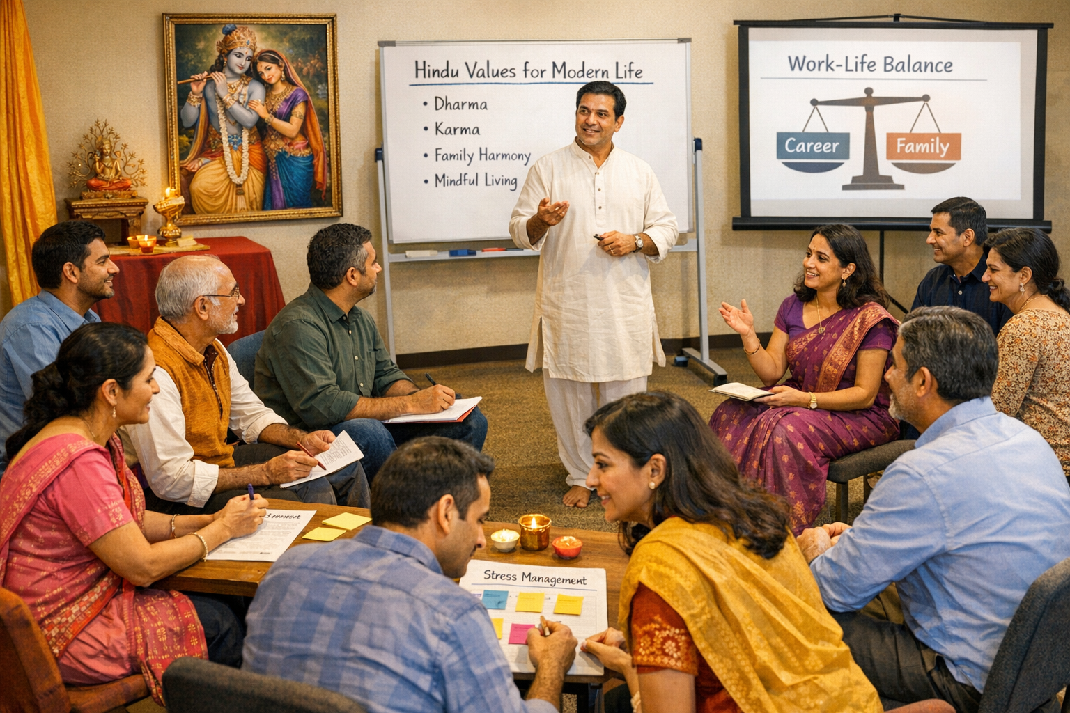 Adults at Hindu Heritage Camp